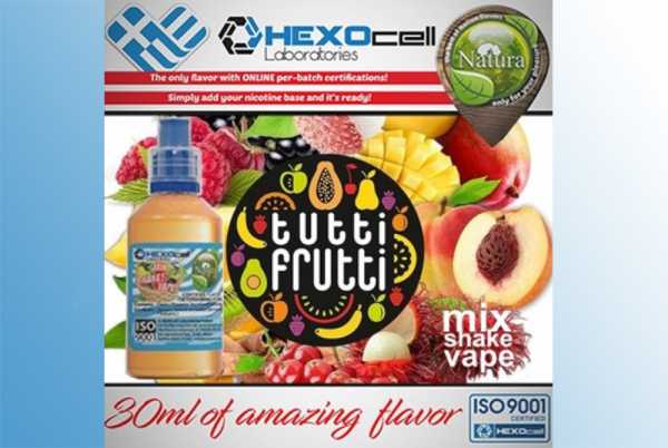 Tutti Frutti! – Hexocell Liquid 30ml leckere Fruchtmix Bonbons