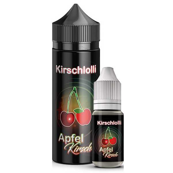 Apfel Kirsch Kirschlolli Aroma 10ml / 120ml leckerer Apfel Kirsch Lolli