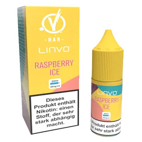 Raspberry Ice Linvo Nikotinsalz Liquid 10ml 20mg (Himbeer mit frischer Note)