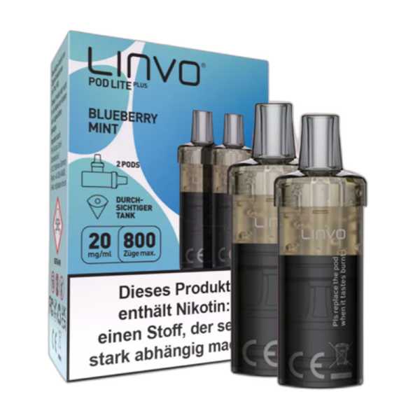 Blueberry Mint 20mg Linvo Pod Lite 2 Stück süße Blaubeere und frische Minze