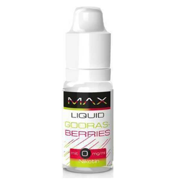 Max Vape Gooras Berries Liquid 10ml (Himbeer trifft Stachelbeere)