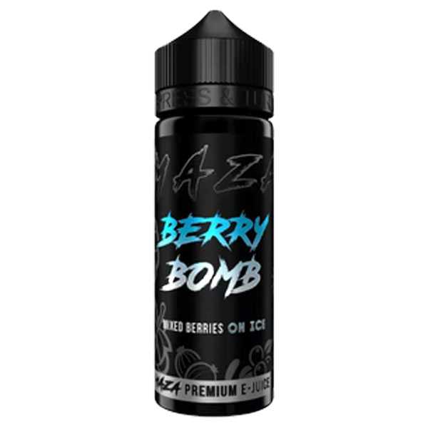 Berry Bomb Maza Longfill Aroma 10ml / 120ml Beerenmix wie Blaubeeren und Himbeeren mit kühler Frische