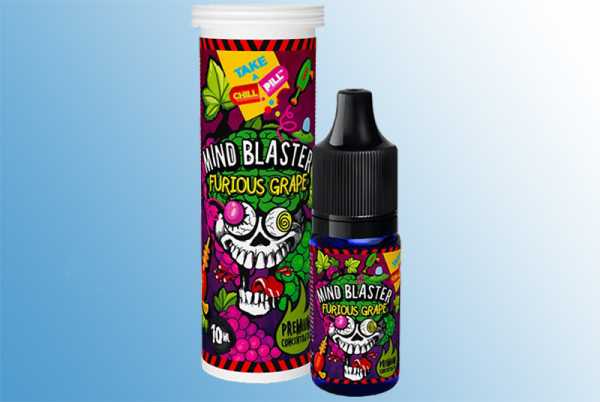 Mind Blaster Furious Grape Chill Pill 10ml Aroma leckerer Trauben-Gummibärchen Mix