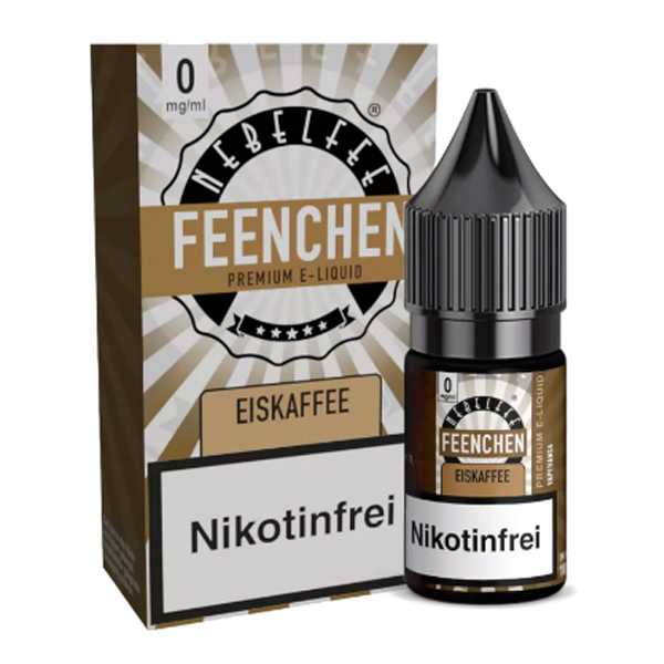 Eiskaffee Nebelfee Nikotinsalz Liquid 10ml (frischer Eis Kaffee mit Vanilleeis)