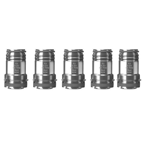 5 x OBS E2 Mesh 0,2 Ohm Coils (1 Packung)