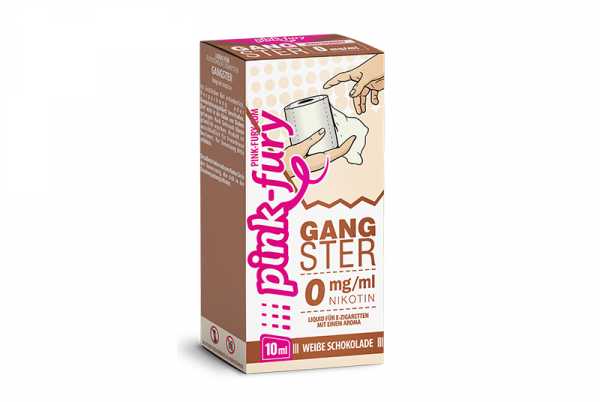 Gangster Pink Fury Liquid 10ml weiße Schokolade