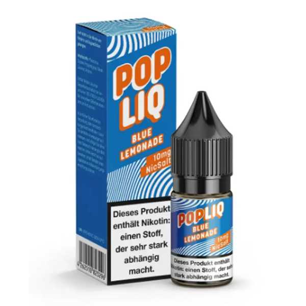 Blue Lemonade PopLiq Nikotinsalz Liquid 10 ml – Erfrischende Limonade trifft fruchtige Beeren