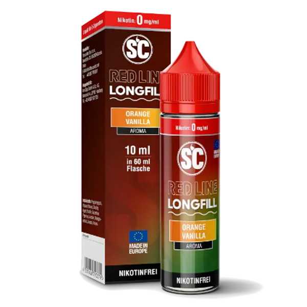 Orange Vanilla Red Line Aroma 10/60ml (fruchtige Orange trifft auf süße Vanille)