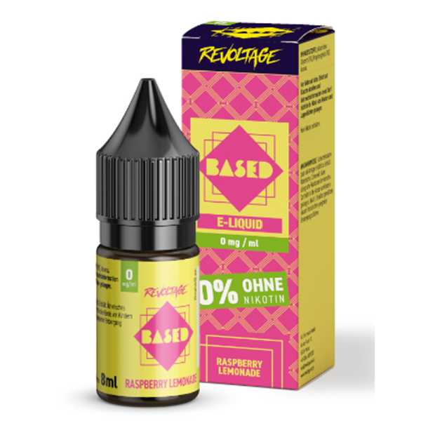 Raspberry Lemonade Revoltage BASED Hybrid-Nikotinsalz Liquid 8ml (Himbeer Limonade)