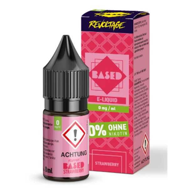 Strawberry Revoltage BASED Hybrid-Nikotinsalz Liquid 8ml