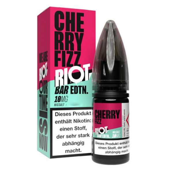 Cherry Fizz Riot Squad NicSalt Liquid 10ml prickelnde Kirsch Limonade