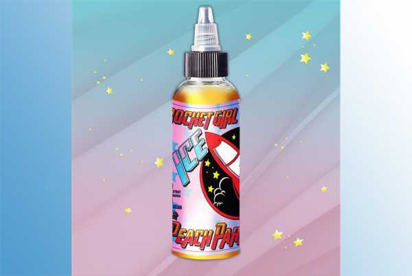 Peach Parallax Ice - Rocket Girl Aroma süße Pfirsiche und Steinfrüchte mit Frische Kick