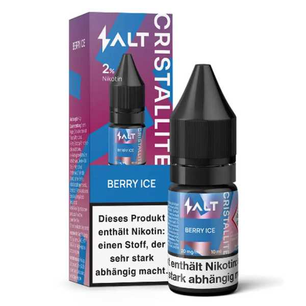 Berry Ice – Cristallite Nikotinsalz Liquid 10ml: Fruchtiger Beerenmix mit eisiger Frische