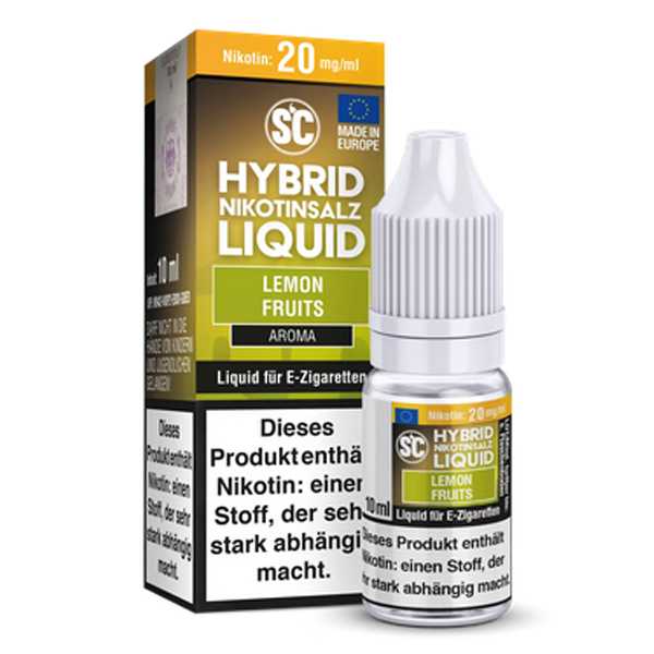 Lemon Fruits SC Hybrid Nikotinsalz Liquid 10ml Zitrusfrucht trifft auf Cassis