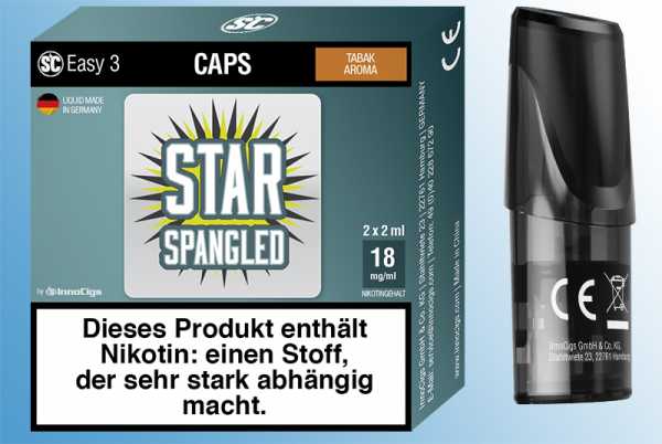2 x Star Spangled Tabak - SC Easy 3 Caps Tabak