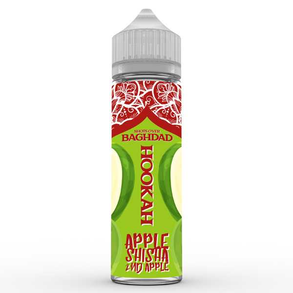 Hookah Baghdad Shortfill Liquid 60ml leckerer Shisha Apfel Geschmack