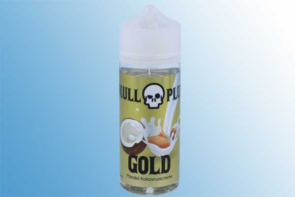 Gold Skull Plus 120ml e-Liquid Kokosnusscreme verfeinert mit Mandel