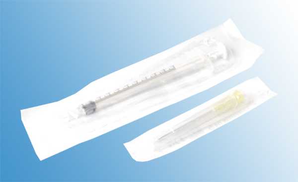 1 ml Spritze 0,9 x 40 mm Stumpfe Kanüle