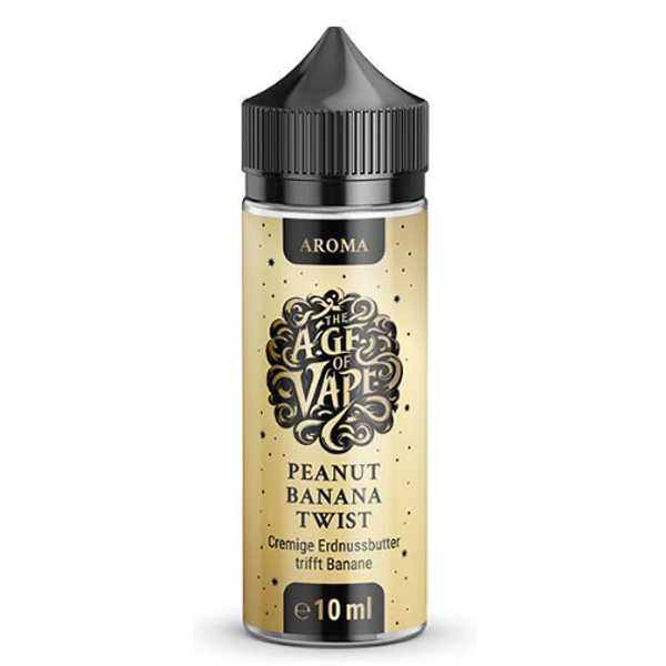 Peanut Banana Twist The Age of Vape Aroma 10ml / 120ml (Schoko Cookies mit Banane und Erdnussbutter)