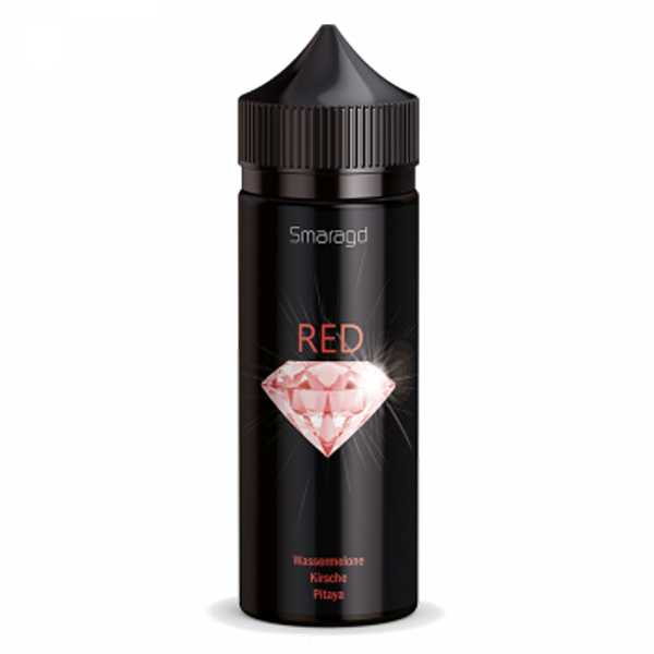 Smaragd Red 10ml Aroma + 120ml Chubby Liquidflasche Fruchtmix aus Melone, Süßkirschen und Pitaya