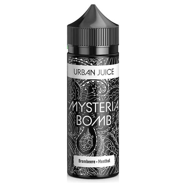 Mysteria Bomb 10ml Aroma + 120ml Chubby Liquidflasche reife Brombeeren mit einem Schuss Menthol und einer Geheimzutat