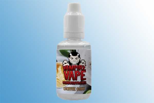 Caffee Cake Vampire Vape Aroma frischer Kuchen und cremiger Kaffee, genau das Richtige für die Kaffeepause