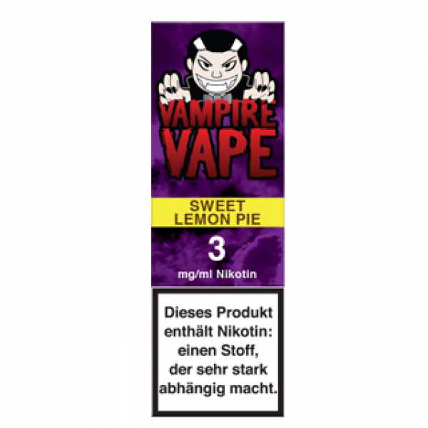 Vampire Vape Sweet Lemon Pie 10ml Liquid leckere Zitronentorte verfeinert mit Sirup