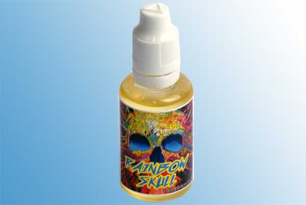 Vampire Vape Rainbow Skull Aroma Zitrone und Orangen Mix verfeinert mit Noten von sauern Süßigkeiten.