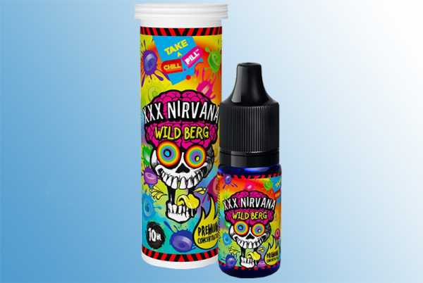 XXX Nirvana Wild Berg Chill Pill 10ml Aroma wilder Fruchtmix aus Zitrusfrüchten, Aprikosen, Pfirsich, Stachelbeeren und Johannisbeeren