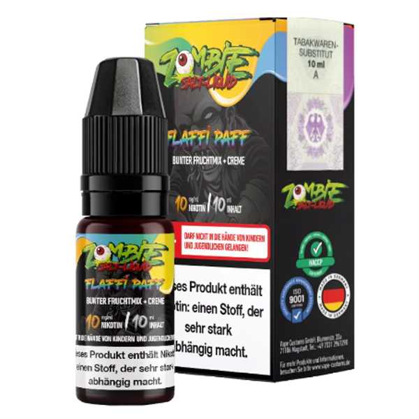 Flaffi Paff Zombie Juice Liquid 10ml (leckere Milchcreme mit Beerenmix)