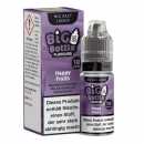 Big Bottle Happy Fruits Nikotinsalz Liquid 10ml (Fruchtmix aus Blaubeere, Guave, Drachenfrucht und Frische)