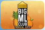 Tropical Juice Big ML Club 120ml Liquid tropischer Früchtemix mit einem Hauch Minze verfeinert