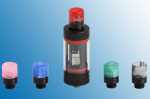 2 Puffs Acryl/Alu Black Driptip mit Spritzschutz