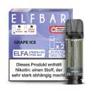 Grape Ice 20mg Elf Bar Elfa Pod (2 Stück) – Eisgekühlter Traubengenuss für dein Elfa Pod System