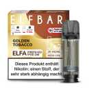 Golden Tobacco 20 mg ElfBar ELFA Pod 2 Stück – Klassischer Tabakgeschmack für das ELFA Pod-System