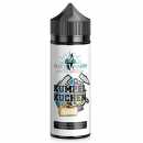 Kumpelkuchen Lausitzvapers 10ml Aroma + 120ml Chubby Liquidflasche frisch gebackener Zupfkuchen mit Schokostreuseln, Zitronenscheiben und Pistazien