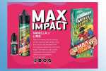 Max Impact Ossem Liquid 60ml + Cooling Booster (Vanille, Limette und Frische)