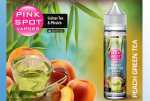Peach Green Tea - Pink Spot Liquid 60ml intensiver Geschmack nach grünen Tee mit Pfirsich